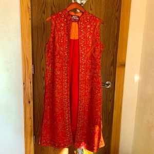 Ritu Kumar collection jacket amazing hand embroidered and perfectly symmetrical.